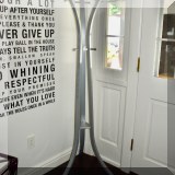 F89. Aluminum coat stand. 